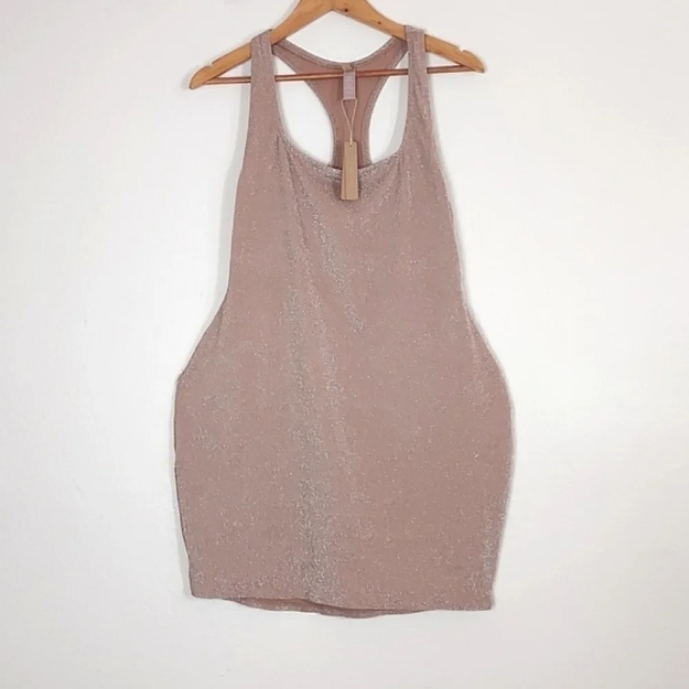 New Skims Gliter Swim Metallic Dress Cover-up Size 2X